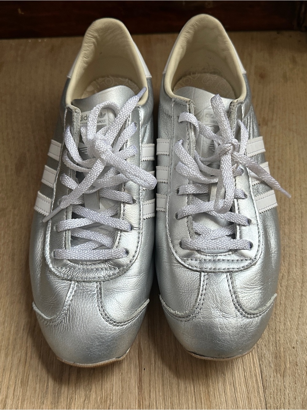 Adidas Country OG 'Silver Metallic' Sneakers - Women's 8 (EU 38) Robot